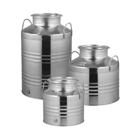 Δοχεία Inox με βιδωτό καπάκι 10lt-100lt