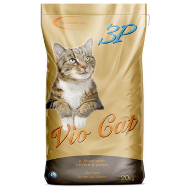 ξηρά τροφή για γάτες χύμα viocat 3p viozois