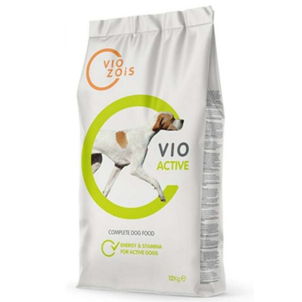 Ξηρά τροφή σκύλου με πολύ πρωτεϊνη Vio Active 12kg viozois