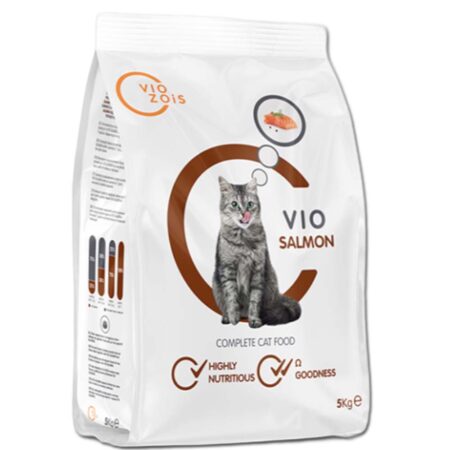 τροφή για γάτες vio salmon 5kg viozois