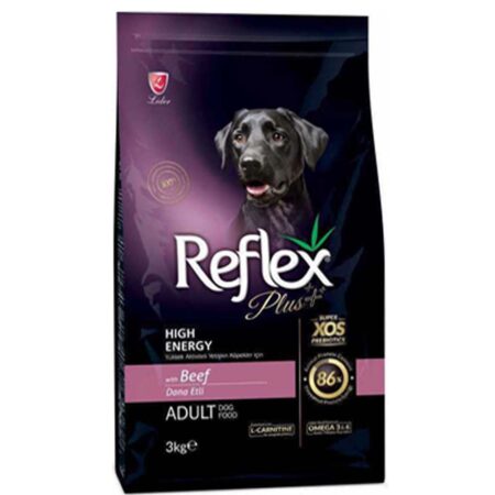reflex τροφή σκύλου energy με μοσχάρι 3kg