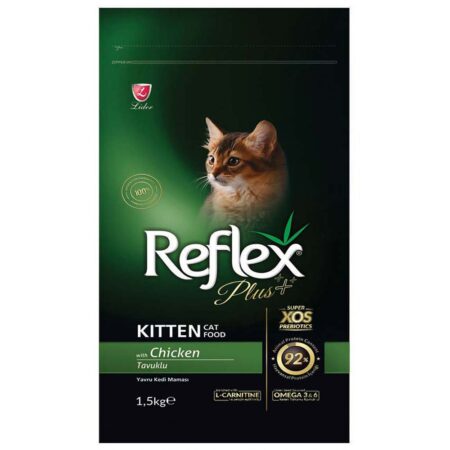 ξηρά τροφή για γατάκια 1 μήνα reflex kitten 1,5kg