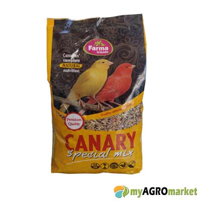 canary mix special 1kg κελαιδινη τροφη για καναρινια farma