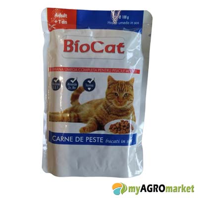 biocat ψαρι φακελακι για γατες fakelaki gatas