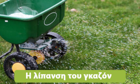 πότε ρίχνουμε λίπασμα στο γκαζόν