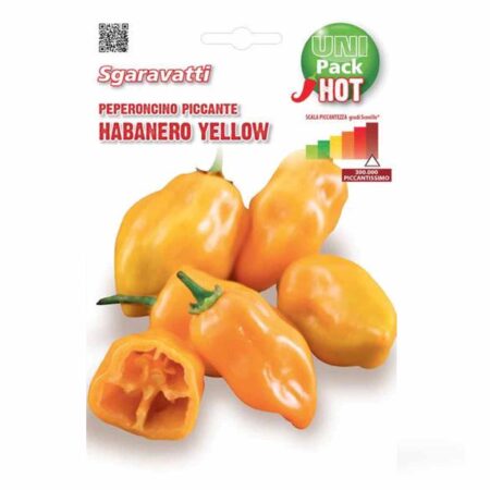 habanero κίτρινη σπόροι καυτερής πιπεριάς