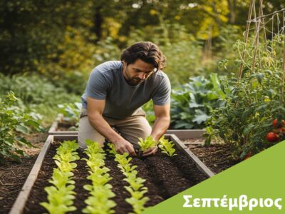 τι λαχανικά φυτεύουμε τον Σεπτέμβριο