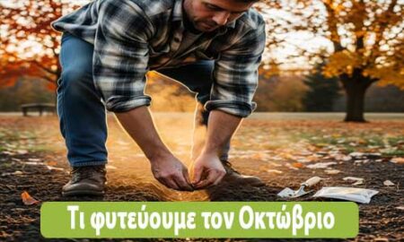 τι φυτεύουμε τον οκτώβριο στον κήπο
