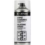 σπρέι σιλικόνης exatom 400ml για πλαστικά αυτοκινήτου μηχανής