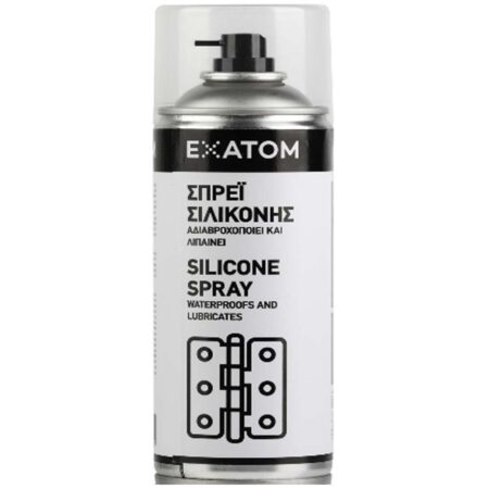 σπρέι σιλικόνης exatom 400ml για πλαστικά αυτοκινήτου μηχανής