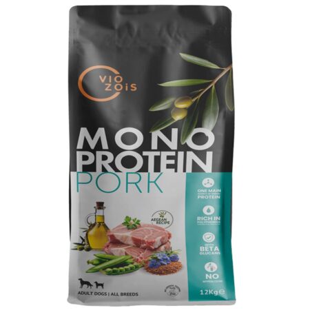viozois ponoprotein pork 12kg μονοπρωτεινική τροφή σκύλου