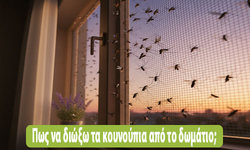 πως να διώξω τα κουνούπια από το δωμάτιο