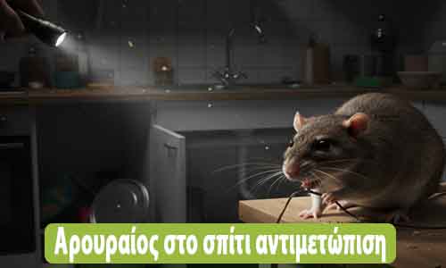 αρουραίος στο σπίτι αντιμετώπιση