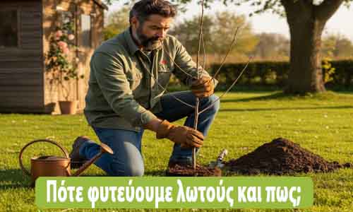 πότε φυτεύουμε λωτούς και πως