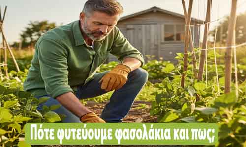 πότε φυτεύουμε φασολάκια και πως
