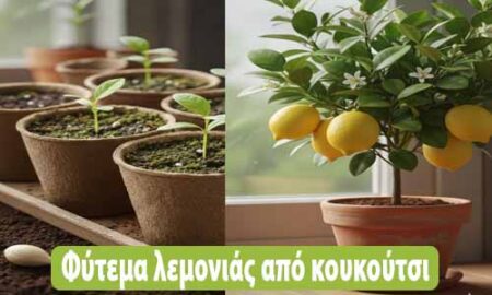 πως φυτεύω λεμονιά από κουκούτσι