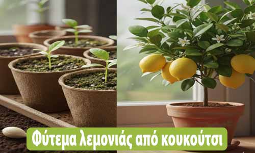 πως φυτεύω λεμονιά από κουκούτσι
